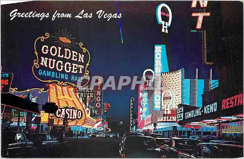Cartes postales moderne Fremont St Las Vegas Nevada