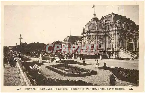 Cartes postales Royan Les Jardins du Casino