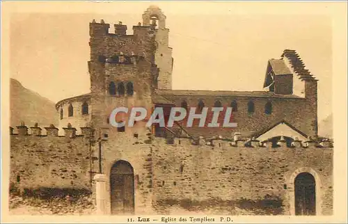 Cartes postales Luz Eglise des Templiers