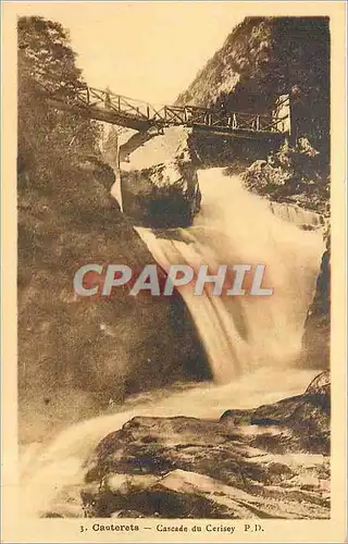 Cartes postales Cauterets Cascade du Cerisey