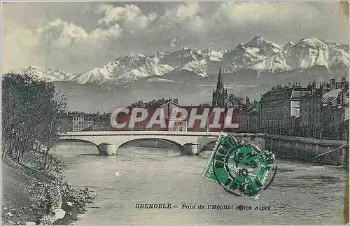 Cartes postales Grenoble Pont de l'Hopital les Alpes