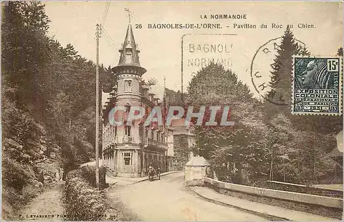 Cartes postales Bagnoles de l'Orne Pavillon du Roc au Chien