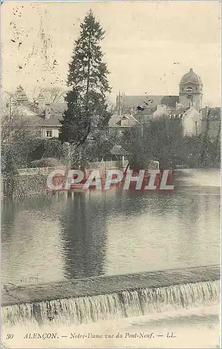 Ansichtskarte AK Alencon Notre Dame vue du Pont Neuf