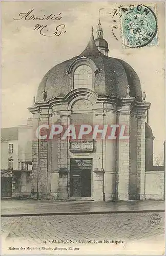 Cartes postales Alencon Bibliotheque Municipale