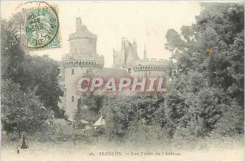 Ansichtskarte AK Alencon Les Tours du Chateau