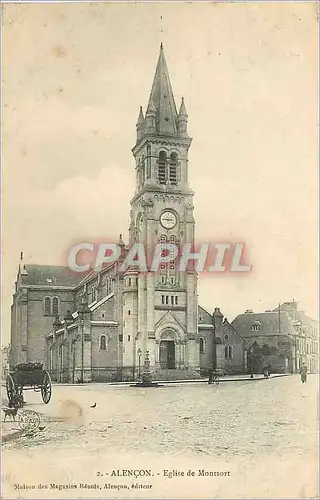 Cartes postales Alencon Eglise de Montsort