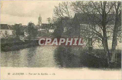 Cartes postales Alencon Vue sur la Sarthe