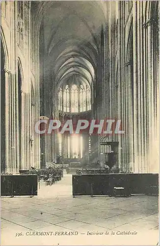 Cartes postales Clermont Ferrand Interieur de la Cathedrale