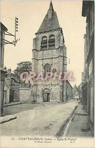 Cartes postales Chateauroux Indre Eglise St Martial