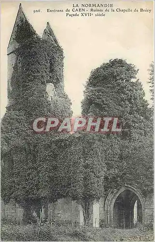 Ansichtskarte AK Environs de Caen Ruines de la Chapelle de Breey Facade