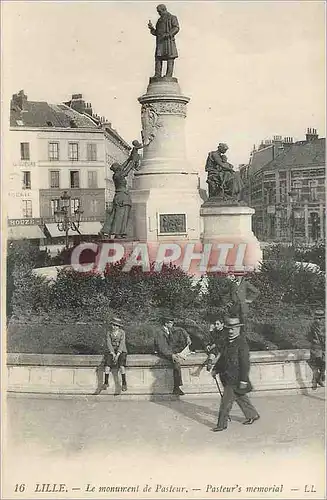 Cartes postales Lille Le Monument de Pasteur