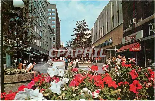 Moderne Karte Sparks Street Mall in Ottawa Canada Capital City is famous throughout North America