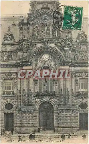 Cartes postales Roubaix L'Hotel de Ville
