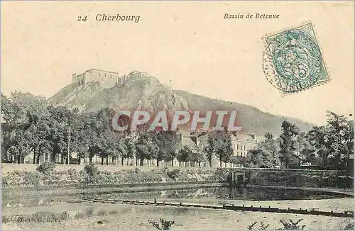 Cartes postales Cherbourg Bassin de Retenue