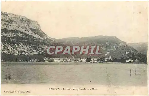 Cartes postales Nantua Le Lac Vue Generale et le Mont