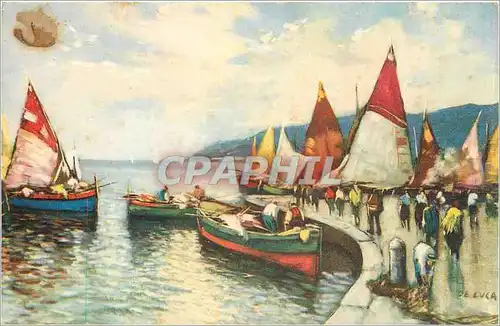 Cartes postales Bateaux de peche