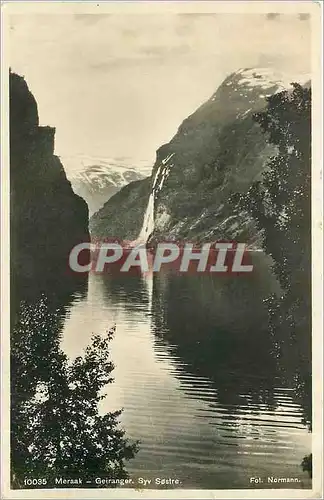 Cartes postales Meraak Geiranger Syv Sestre