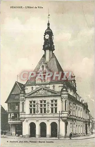 Cartes postales Peronne L'Hotel de Ville