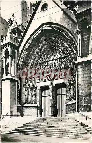 Cartes postales moderne Lille Cathedrale de ND de la Treille Portail Saint Eubert