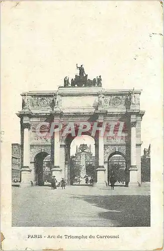 Cartes postales Paris Arc de Triomphe du Carrousel