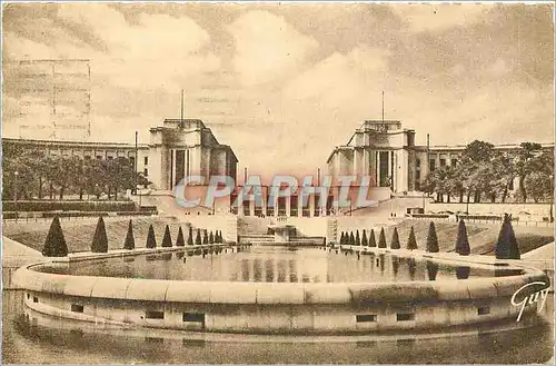 Ansichtskarte AK Paris et ses Merveilles Le Palais de Chaillot vu des Jardins