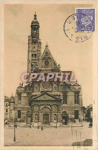 Cartes postales Paris Eglise Saint Etienne du Mont