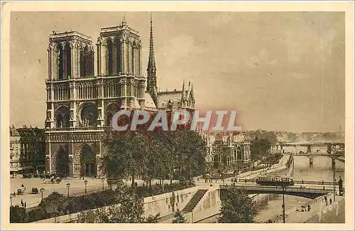 Cartes postales Notre Dame de Paris Vue generale