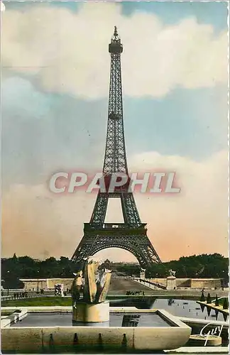 Cartes postales moderne La Tour Eiffel vue des Jardins du Palais de Chaillot