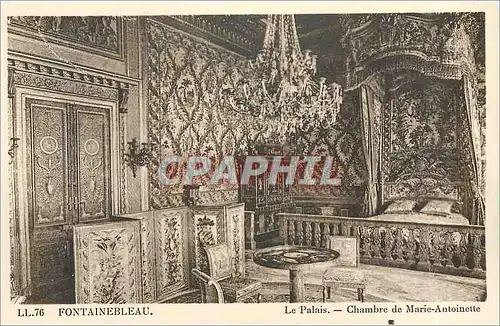 Cartes postales Fontainebleau Le Palais Chambre de Marie Antoinette