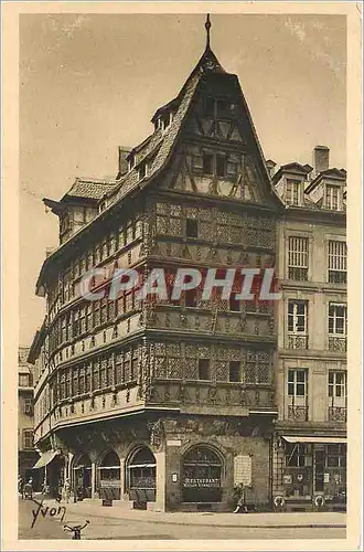 Ansichtskarte AK Strasbourg Bas Rhin La Maison Kammerzell