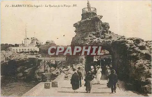 Cartes postales Biarritz Le Rocher de la Vierge