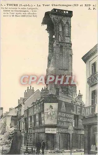 Cartes postales Tours L et L La Tour Ou fut enterree reine Luitgarde  Jean Bart