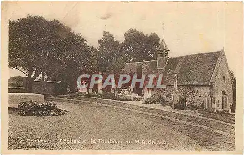 Cartes postales Cocherel L'Eglise et le Tombeau de M A Briand