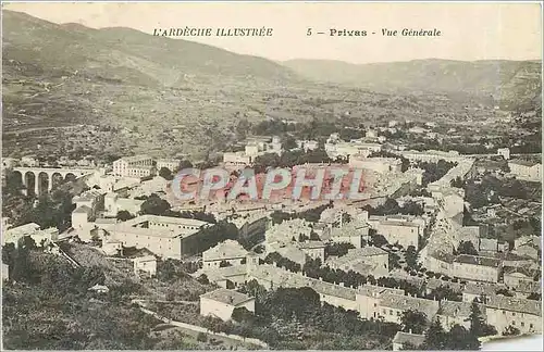 Cartes postales L'Ardeche Privas Vue Generale