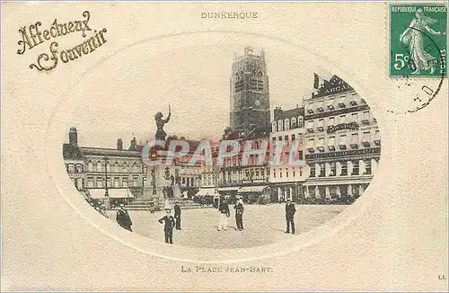 Cartes postales Affectuex Souvenir Dunkerque