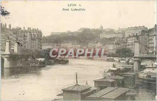 Cartes postales Lyon Pont Lafeuillee