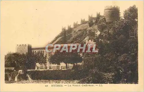 Cartes postales Hyeres Le Vieux Chateau