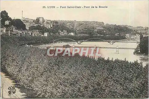 Cartes postales Lyon Pont Saint Clair Pont de la Boucle