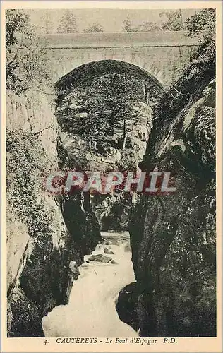 Cartes postales Cauterets Le Pont d'Espagne