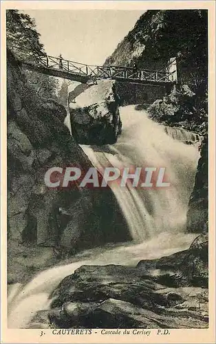 Cartes postales Cauterets Cascade du Cerisey