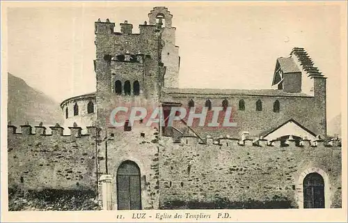 Cartes postales Luz Eglise des Templiers