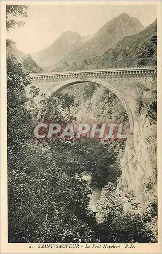 Ansichtskarte AK Saint Sauveur Le Pont Napoleon