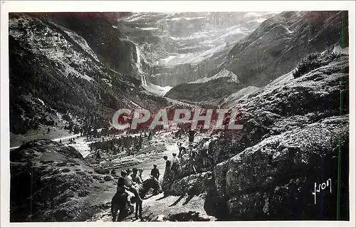 Ansichtskarte AK Cirque de Gavarnie Htes Pyr La route du Cirque