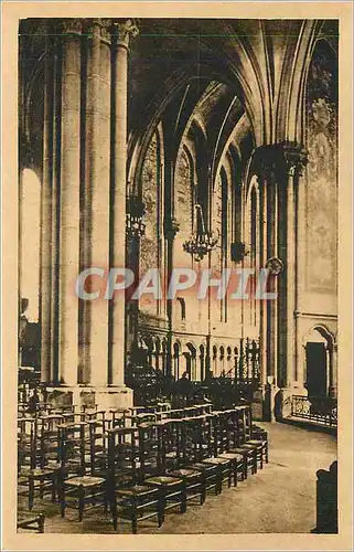 Cartes postales Lille Nord Basilique Cathedrale Notre Dame de la Treille Le deambulatoire et l'Entree de la Chap
