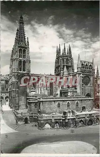 Cartes postales Burgos Cathedrale Facade sur le sud