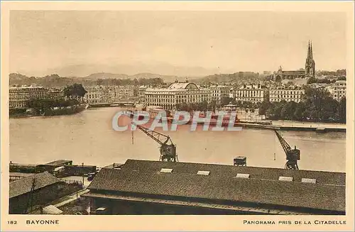 Cartes postales Bayonne Panorama pris de la Citadelle