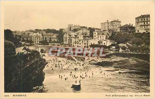 Cartes postales Biarritz Vue d'Ensemble du Vieux Port