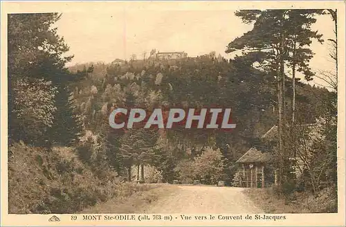 Cartes postales Mont Ste Odile Vue vers le Couvent de St Jacques