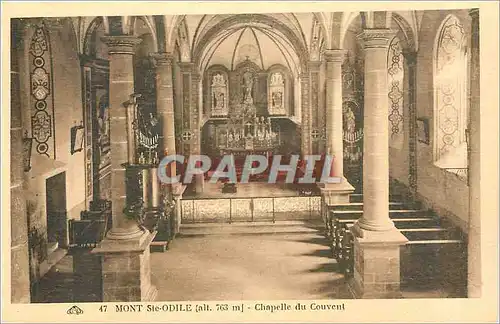 Cartes postales Mont Ste Odile Chapelle du Couvent