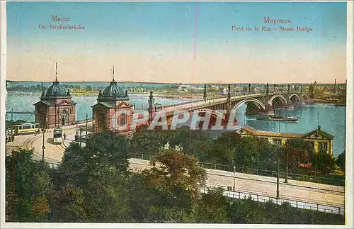 Cartes postales Mayence Pont de la Rue